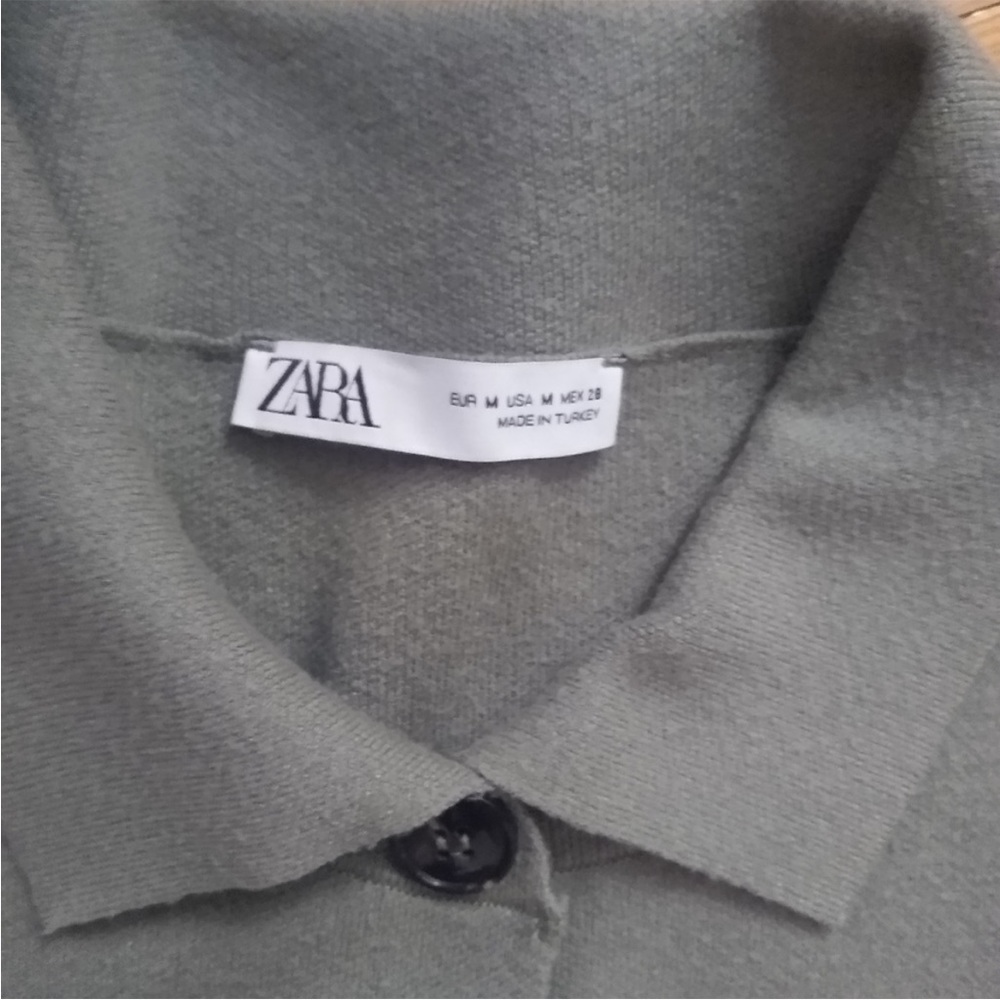 Zara knit long overshirt